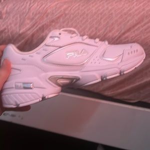 White FILA sneakers